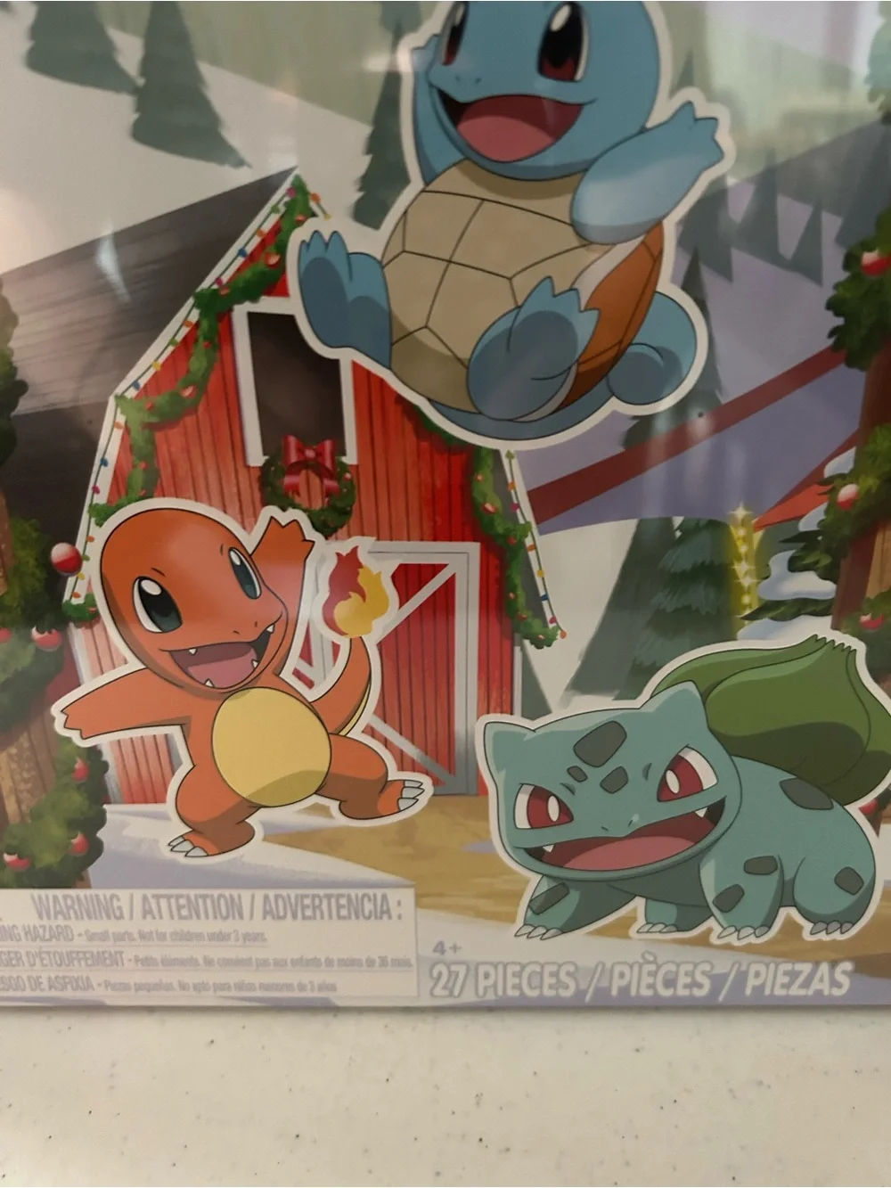 Pokémon Holiday Calendar 2026. 24 figures/27 Pc